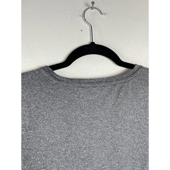 Puma T Shirt Womens Small Short Sleeve Heathered Gray Top Workout Tee Sporty - Picture 9 of 11
